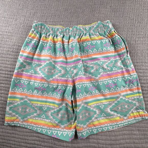 Chubbies Lined Classic Swim Trunk Mens L Aztec 7" Inseam Drawstring - Picture 5 of 7